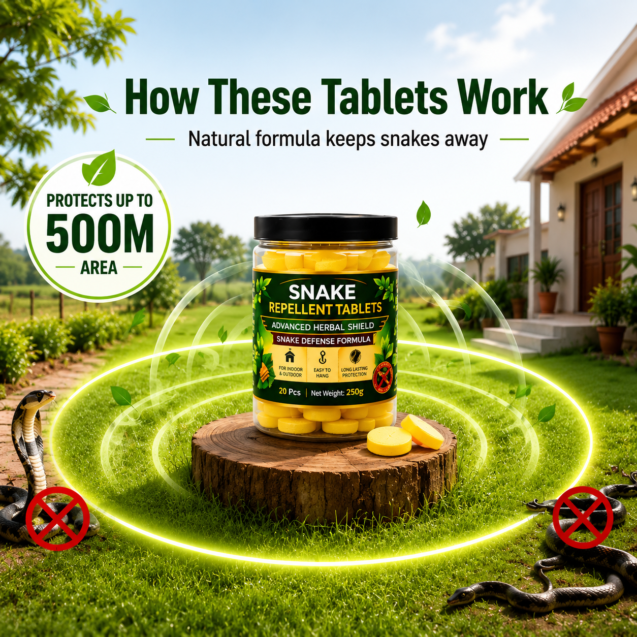 Snake Repellent Balls - Advanced Herbal Shield Protection🛡️