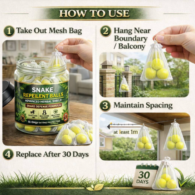 Snake Repellent Balls - Advanced Herbal Shield Protection🛡️